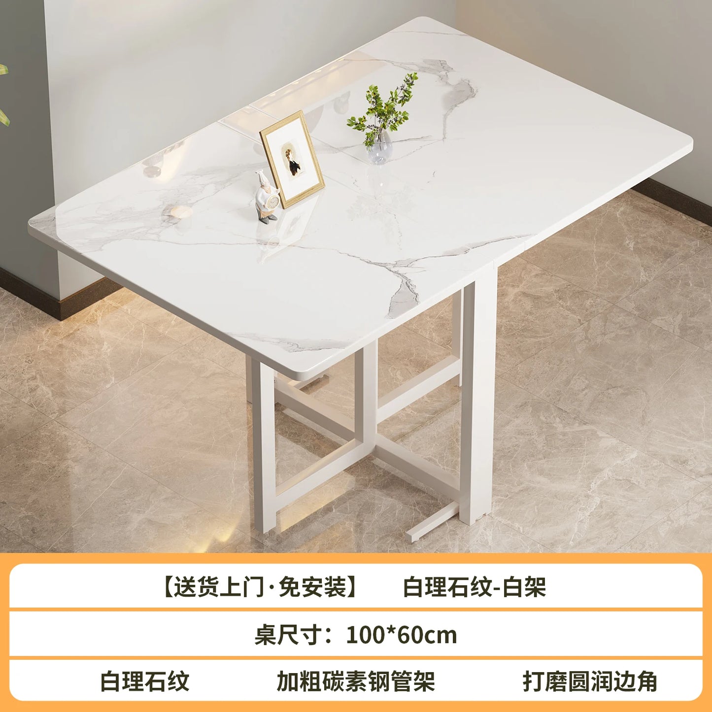 Mounted Wall Foldable Kitchen Space Compact Apartment Minimalist Folding Cafe Home Household Dining Table Saving Small Desk