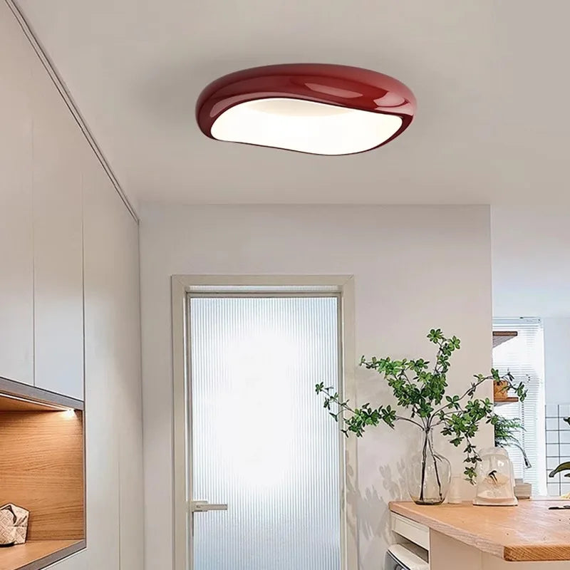 Modern Bedroom Ceiling Light Home Decorate Nordic Creative Balcony Corridor Lamps Living Room Cream Style LED Lighting Fixtures