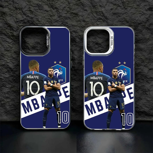 SuperStar F-French M-Mbappe No.10 Art Poster Phone Case For iPhone 17 16 15 14 13 11 12 Pro Max Plus 16e Funda Cover Tough Cases