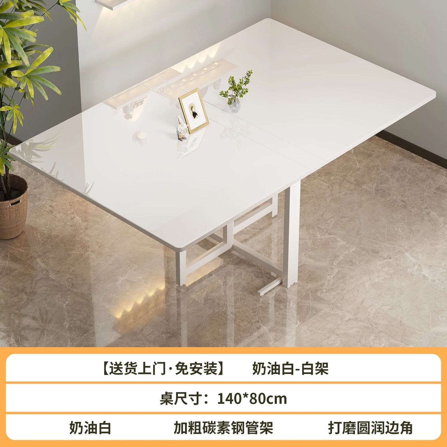 Mounted Wall Foldable Kitchen Space Compact Apartment Minimalist Folding Cafe Home Household Dining Table Saving Small Desk
