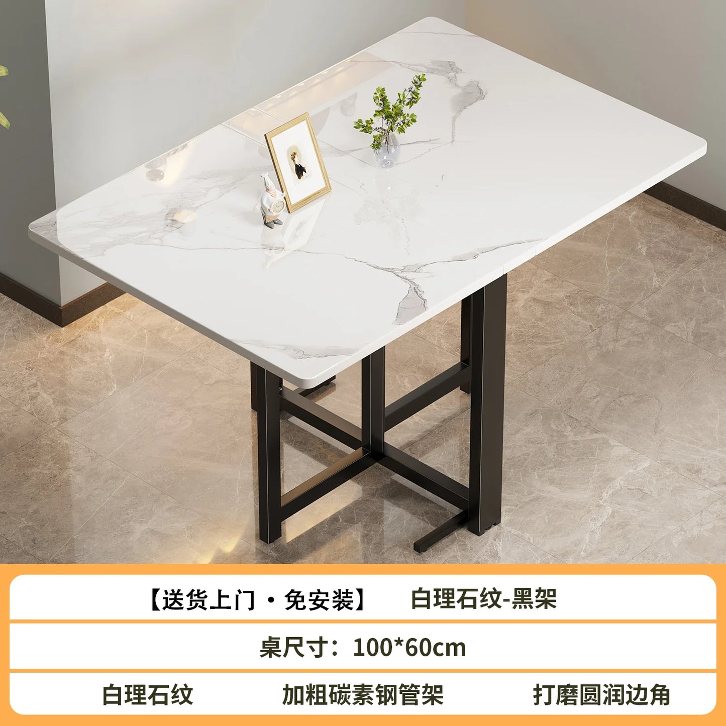Mounted Wall Foldable Kitchen Space Compact Apartment Minimalist Folding Cafe Home Household Dining Table Saving Small Desk