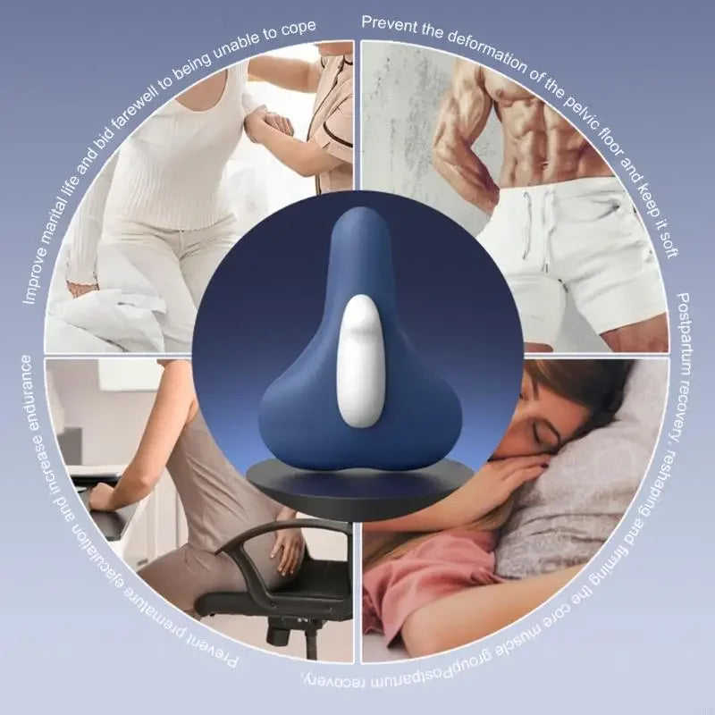 Kegel Training Device Rechargeable 180Min Use Soft Noise Reduction Teches Portables Gym Equipment