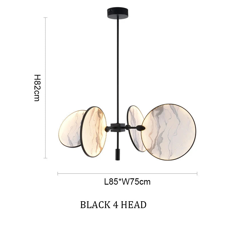 New classic metal Led Gold Black Iron Glass Chandelier,Home Decor lighting hanging Kitchen Bedroom Suspension Lustre pendant