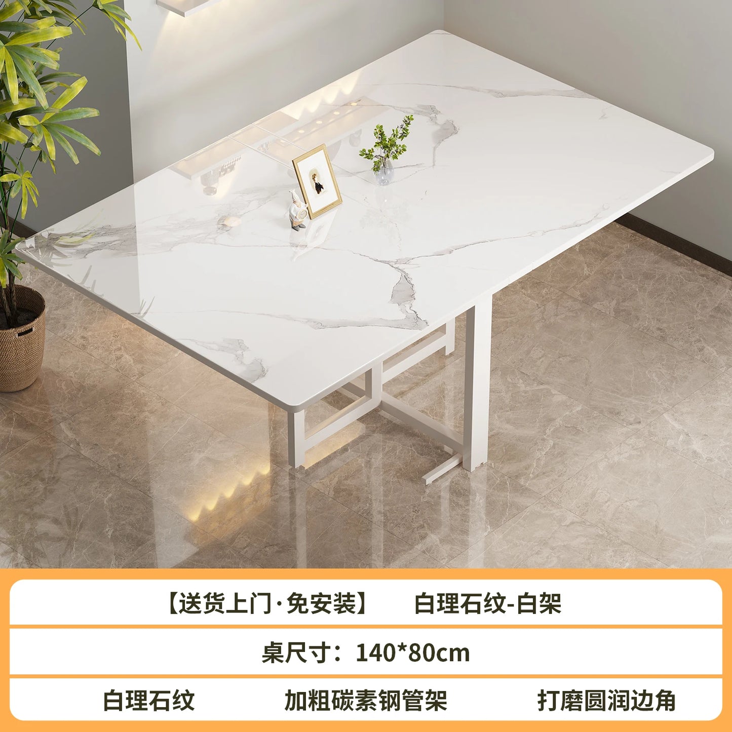 Mounted Wall Foldable Kitchen Space Compact Apartment Minimalist Folding Cafe Home Household Dining Table Saving Small Desk