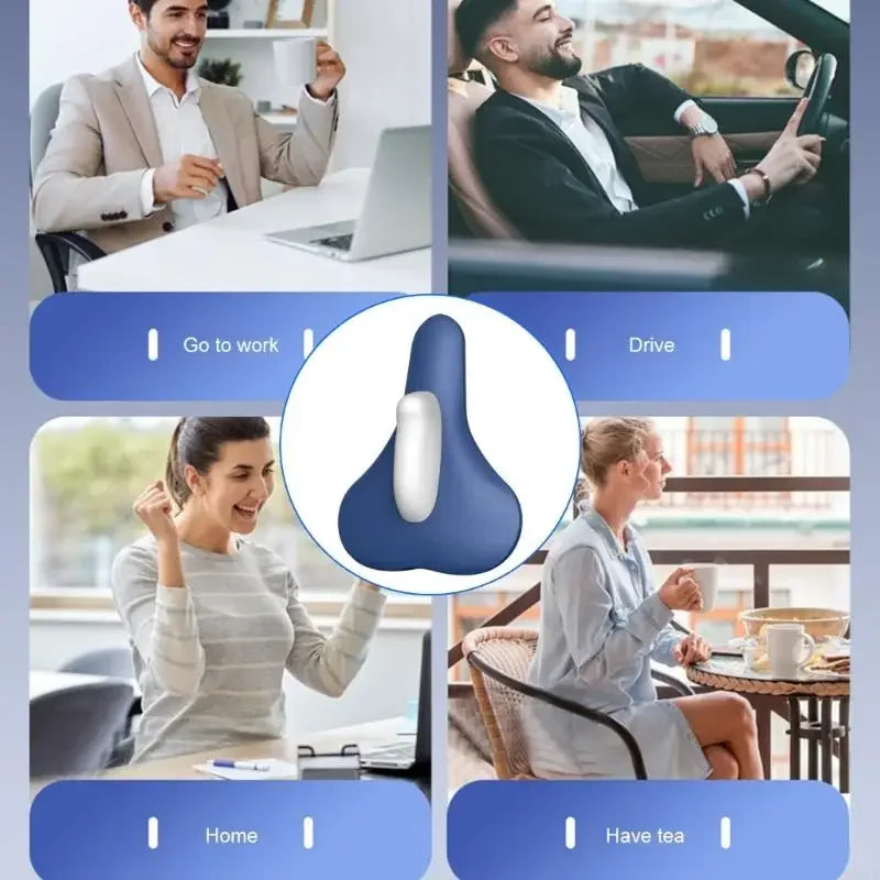Kegel Training Device Rechargeable 180Min Use Soft Noise Reduction Teches Portables Gym Equipment