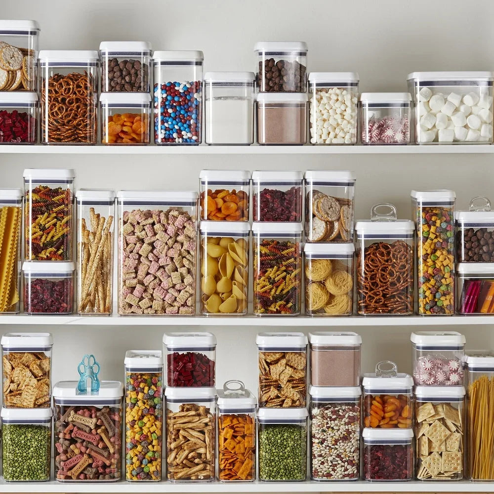 Airtight Clear Food Storage Container 17.3 Cup Flip-Tite Rectangular Kitchen Pantry Organization Durable Stackable BPA Free