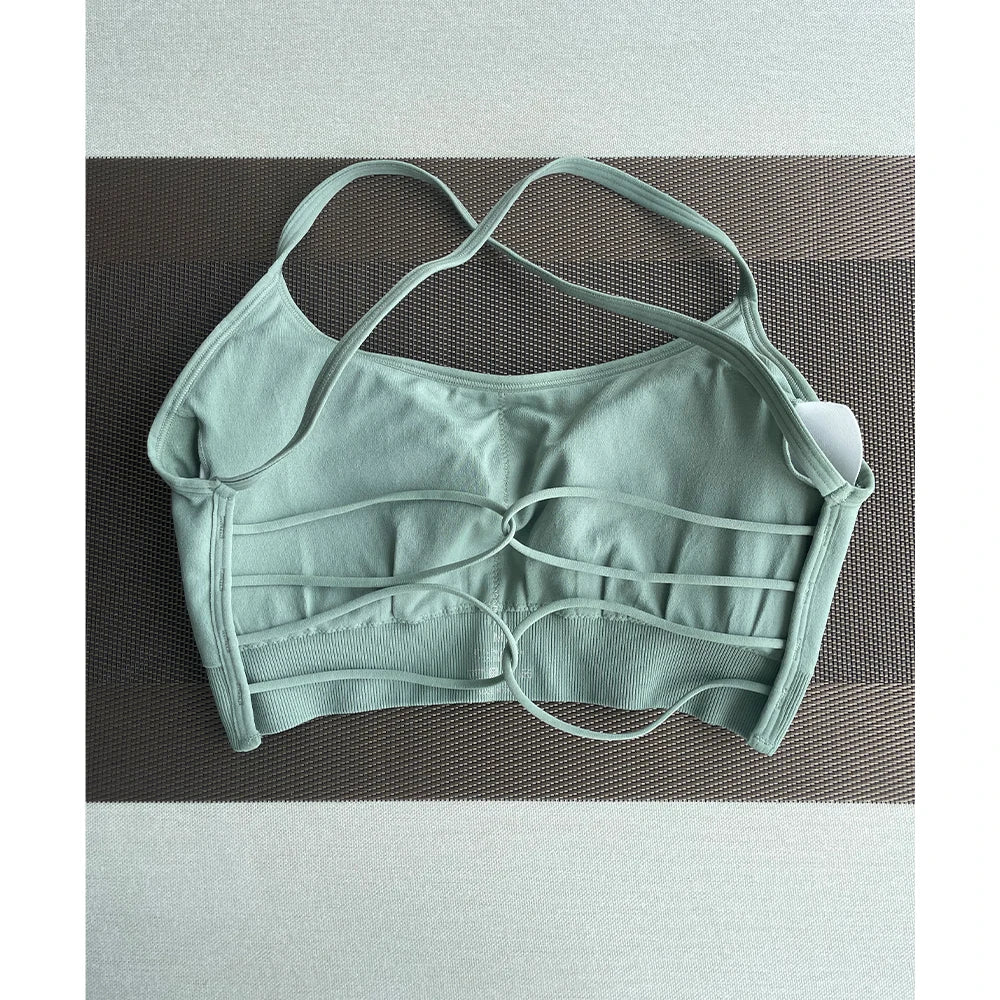 Invincible Seamless Bra Spandex Woman Fitness Elastic Breathable Breast Enhancement Leisure Sports Underwear Yoga bra