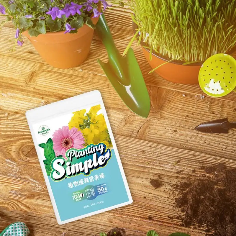 18 Sticks Plant Fertilizer Bars Tree Fertilizers Spikes For Indoor Plants Universal Potted Plants Nutrition Bar Plant nutrition