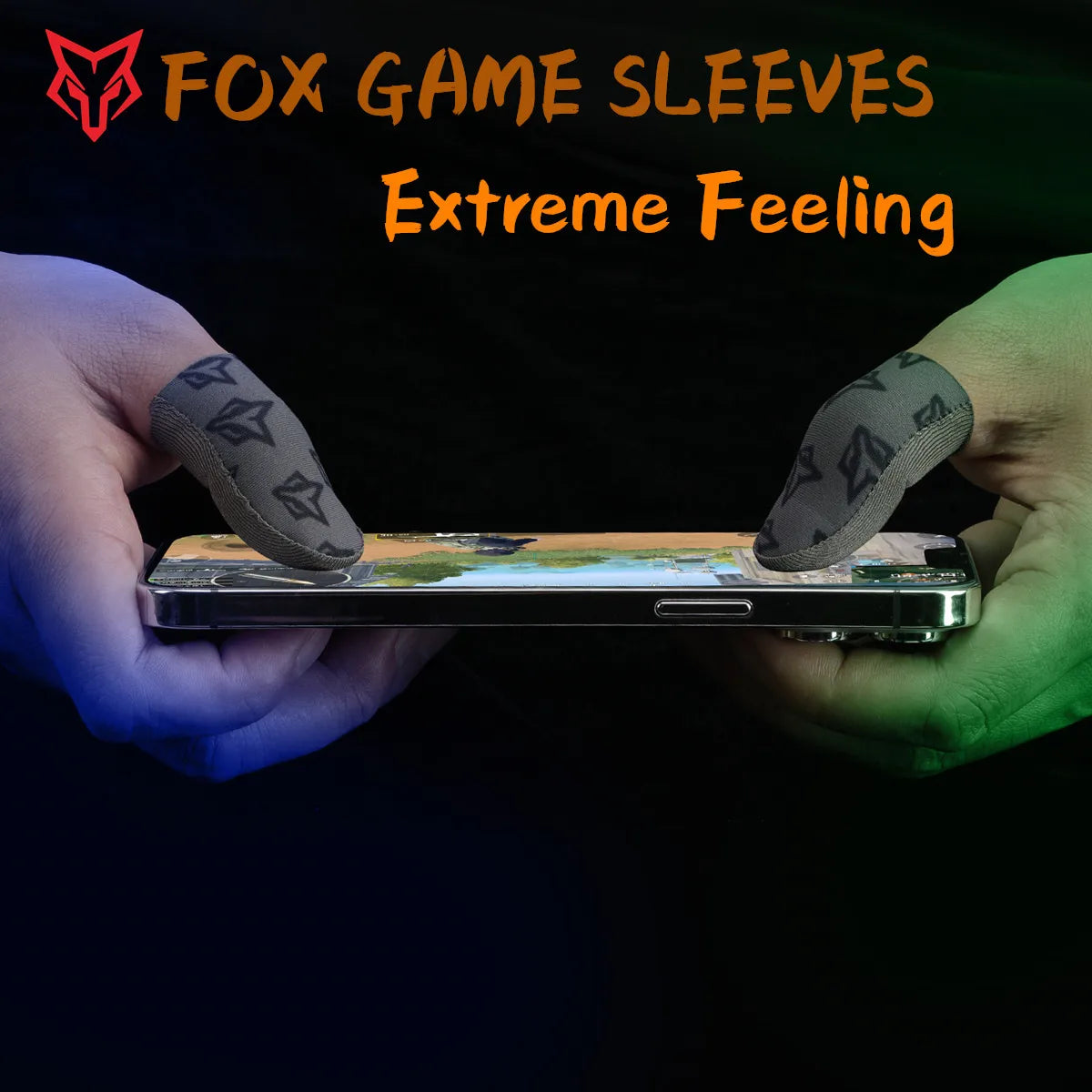 Sarafox C1 Sliver-cloth Sensitive thin washable Mobile Gaming Finger Sleeve Finger Gloves