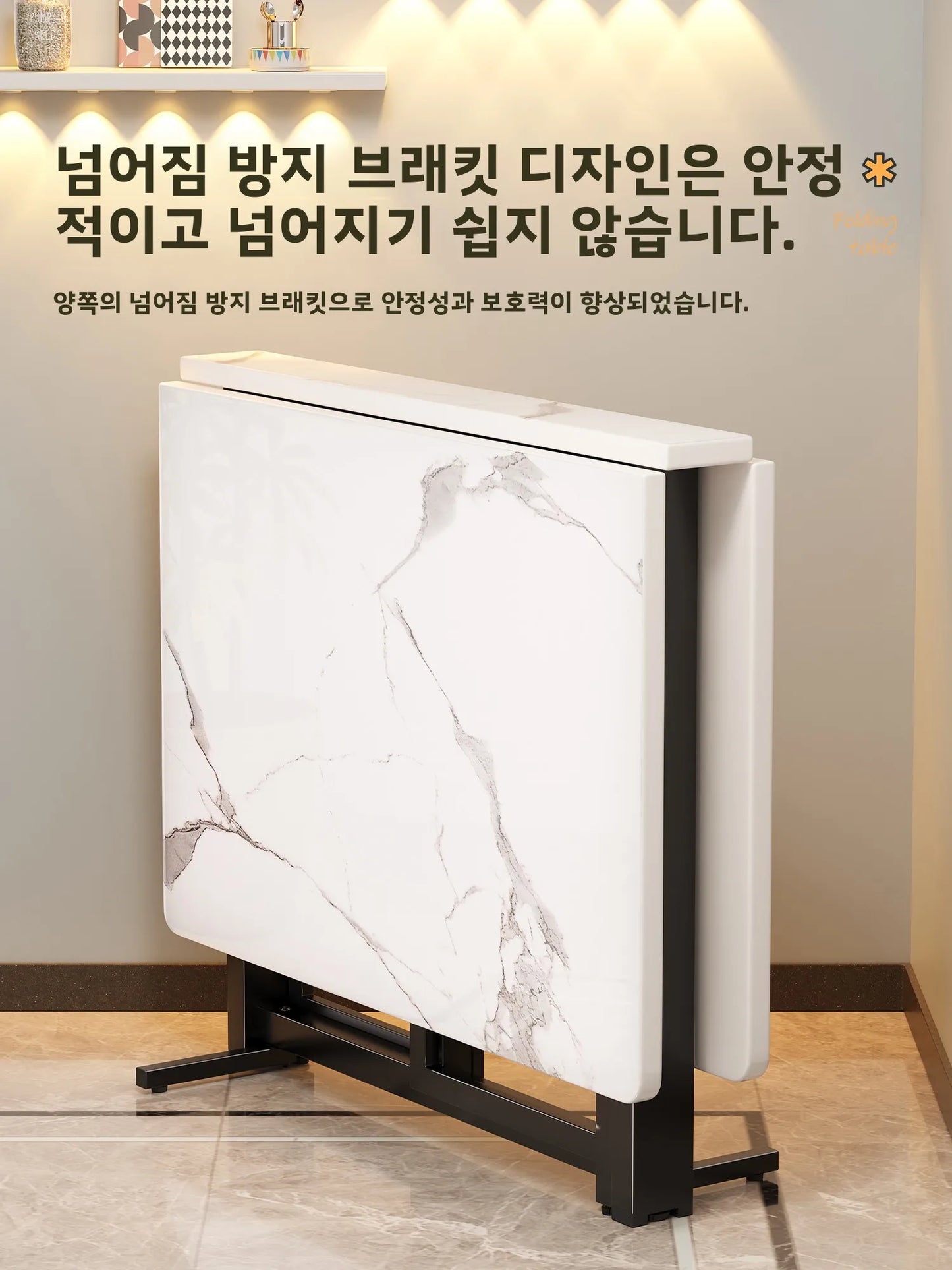 Mounted Wall Foldable Kitchen Space Compact Apartment Minimalist Folding Cafe Home Household Dining Table Saving Small Desk