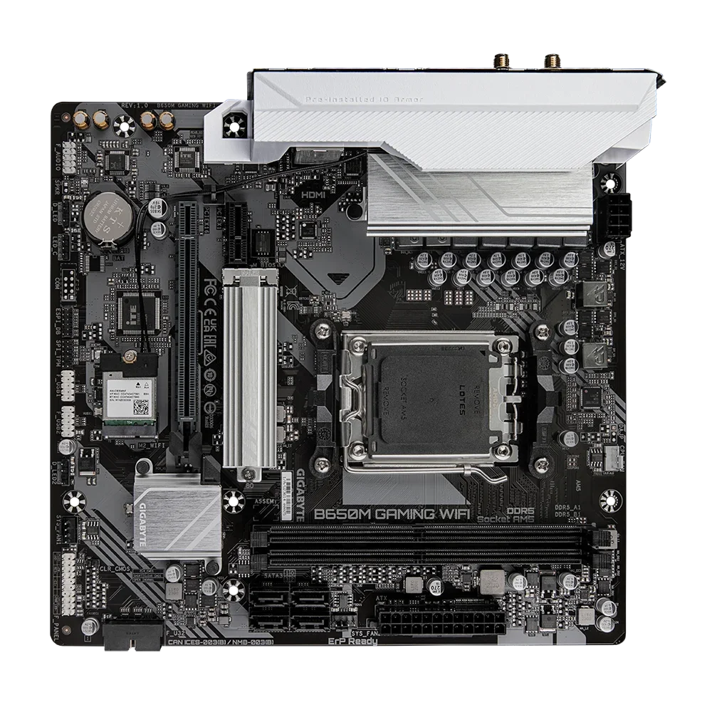 GIGABYTE New B650M GAMING WIFI DDR5 B650 AMD motherboard Socket AM5