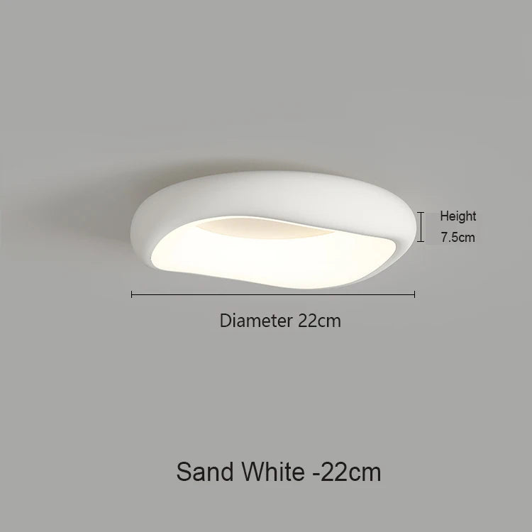 Modern Bedroom Ceiling Light Home Decorate Nordic Creative Balcony Corridor Lamps Living Room Cream Style LED Lighting Fixtures
