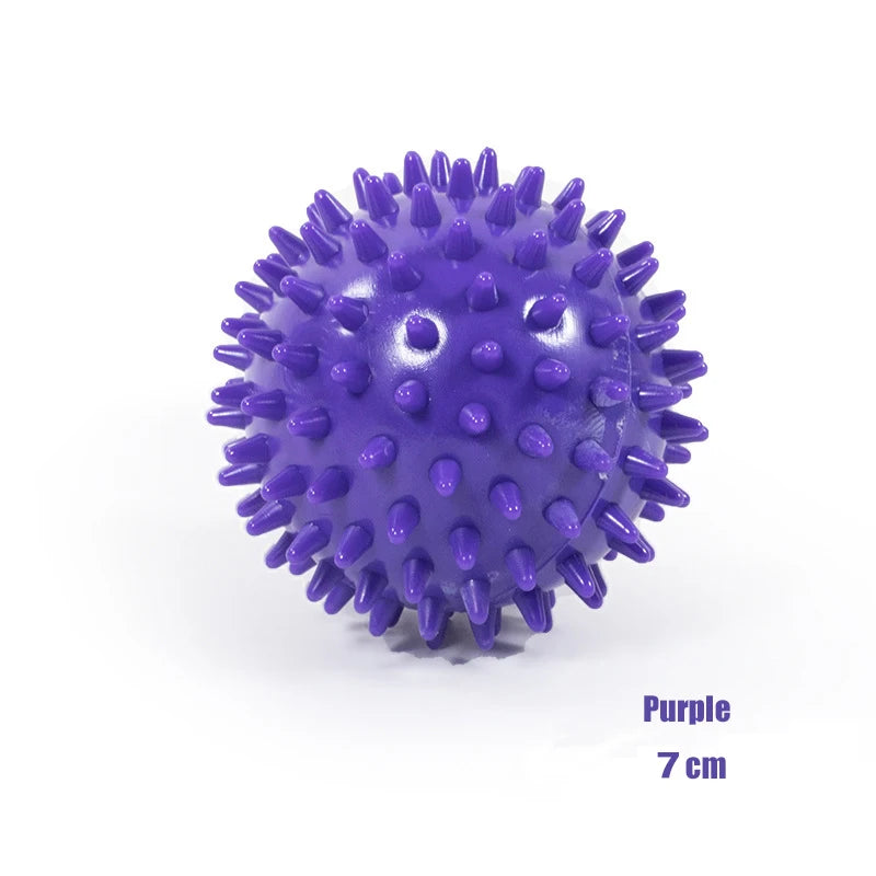 Durable PVC Spiked Massage Ball Trigger Point Sports Fitness Hands And Feet Plantar Pain Relief Fasciitis Relief 9cm Sports Ball