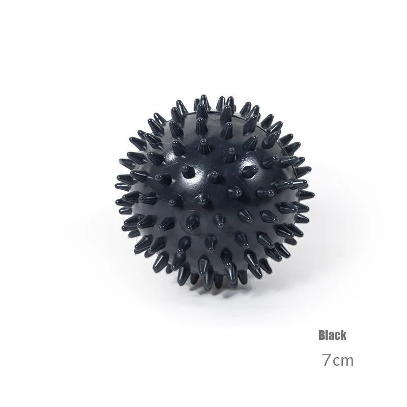 Durable PVC Spiked Massage Ball Trigger Point Sports Fitness Hands And Feet Plantar Pain Relief Fasciitis Relief 9cm Sports Ball