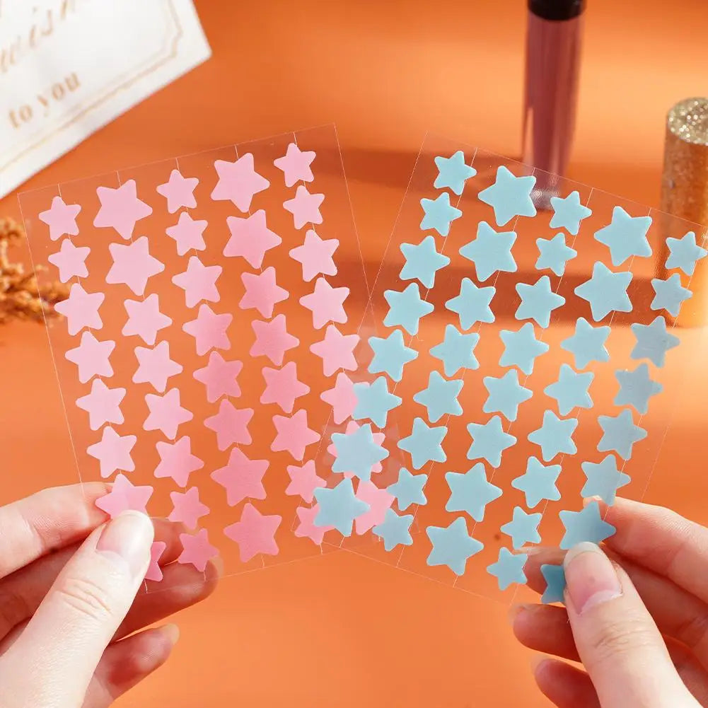 40 Counts Stars Shape Acne Pimple Patches Invisible Concealer Waterproof Blemish Spot Pimple Cover Stickers Face Beauty Skincare