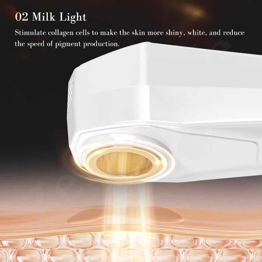 DPL Milk Light 2 in 1 Skin Rejuvenation Beauty Device Overheat Protection Whitening Spot Removal Anti-wrinkle Girlfriend Gift