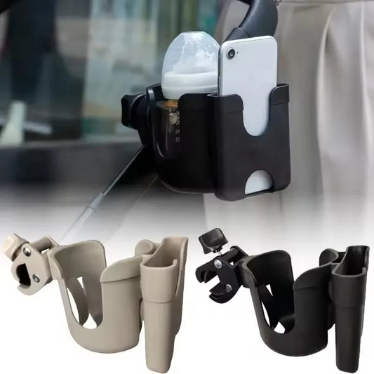 Anti-Slip Pram Cup Holders for Children's Stroller Mobile Phone & Bottle Accessories Universal Attachment Baby Travel Gear