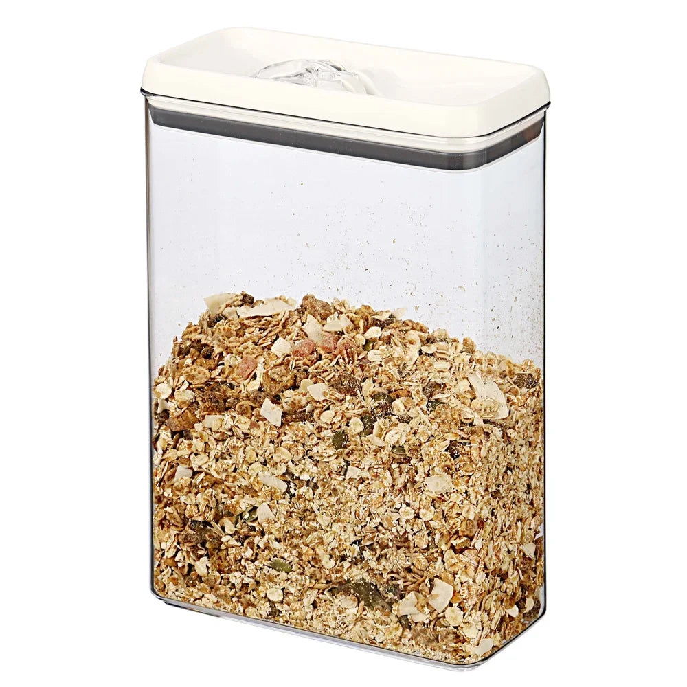 Airtight Clear Food Storage Container 17.3 Cup Flip-Tite Rectangular Kitchen Pantry Organization Durable Stackable BPA Free