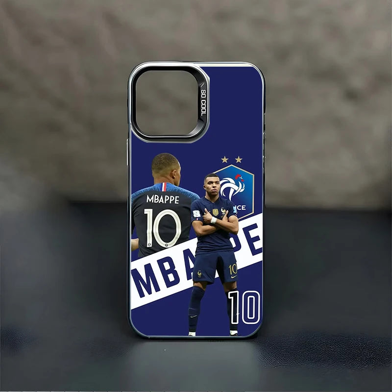SuperStar F-French M-Mbappe No.10 Art Poster Phone Case For iPhone 17 16 15 14 13 11 12 Pro Max Plus 16e Funda Cover Tough Cases