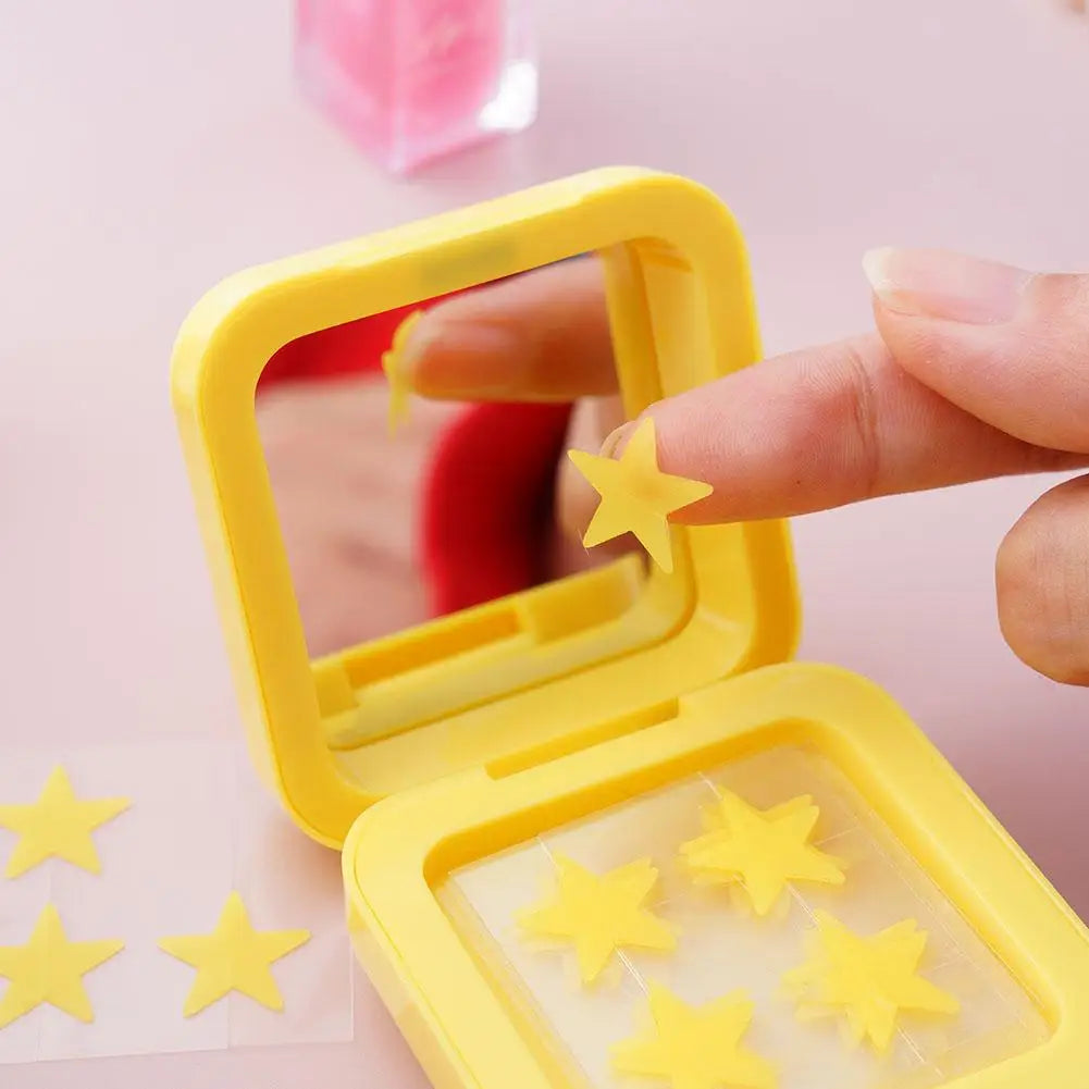 32 Patches Acne Pimple Patches Hydrocolloid Invisible Star Color Acne Patch Absorbing Spot Sticker For Inflamed Acne Skin Care