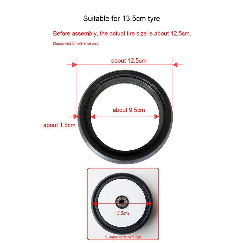 Stroller Wheel Tire 13.5/15/15~17/18~20/23.5CM For Yoya Yoyaplus Or Stokke Xplory V3 V4 Baby Buggy Wheel Accessories