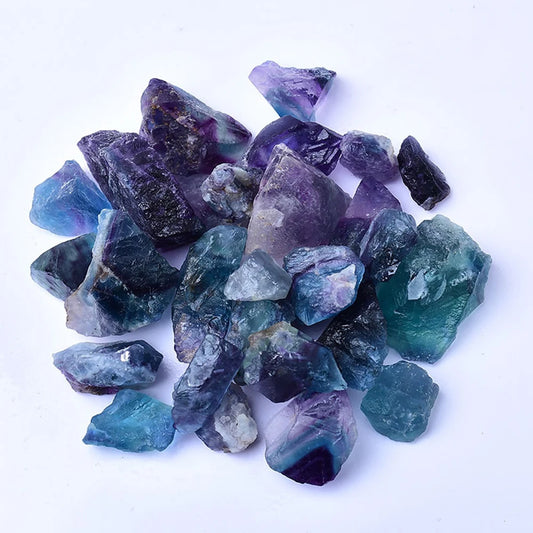 Natural color fluorite raw quartz raw stone mineral crystal specimen mine room tank decoration landscape ornamental stone
