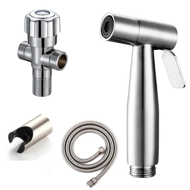 Toilet Bidet Faucet handheld shattaf sprayer anal wash bidet faucet bidet toilet seat for Bathroom 304 stainless steel