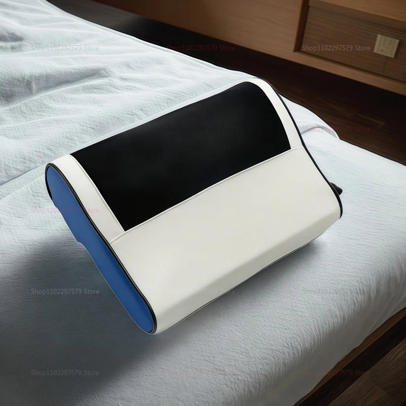 Multi Functional Neck and Shoulder Massager with Hot Compress Portable Back Kneading Tool Deep Tissue Relaxation Massage Device