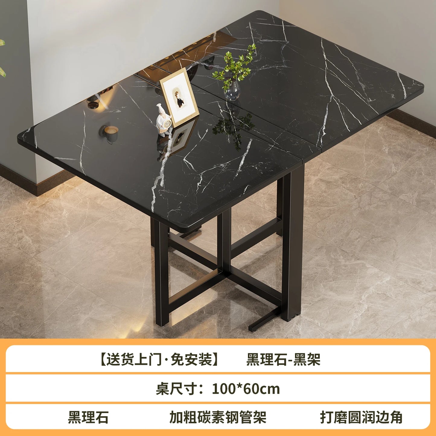 Mounted Wall Foldable Kitchen Space Compact Apartment Minimalist Folding Cafe Home Household Dining Table Saving Small Desk