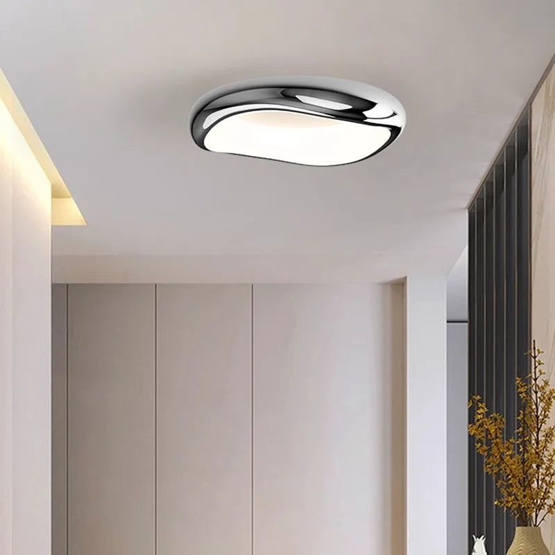 Modern Bedroom Ceiling Light Home Decorate Nordic Creative Balcony Corridor Lamps Living Room Cream Style LED Lighting Fixtures