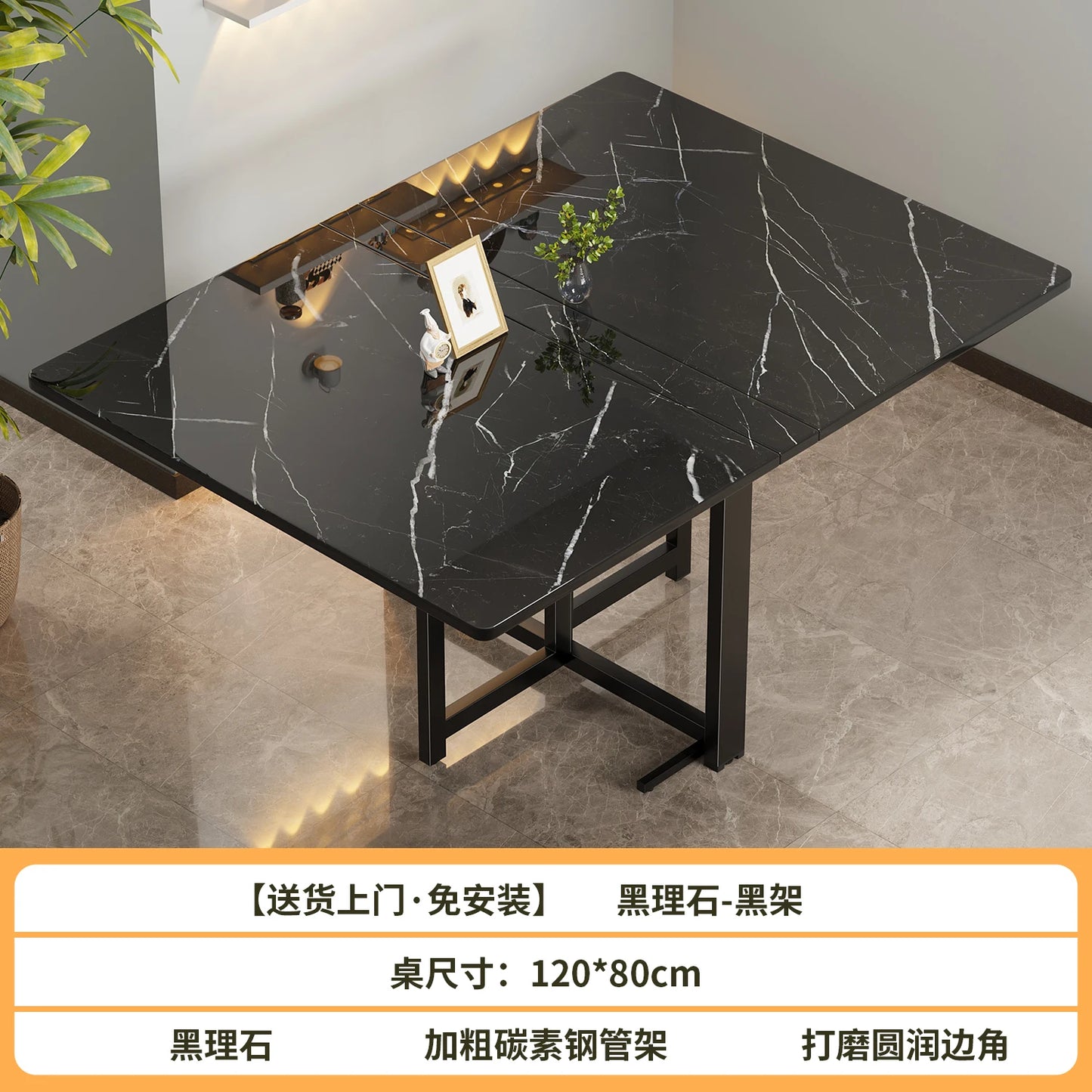 Mounted Wall Foldable Kitchen Space Compact Apartment Minimalist Folding Cafe Home Household Dining Table Saving Small Desk