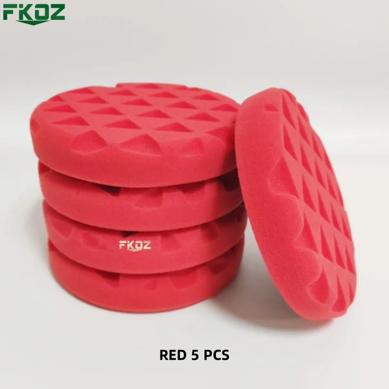 5/6 inch Triangle Car Polishing Pad Sponge Buffing Waxing Clean Polish Buffer Drill Wheel Polisher Removes Scratches Car Repair