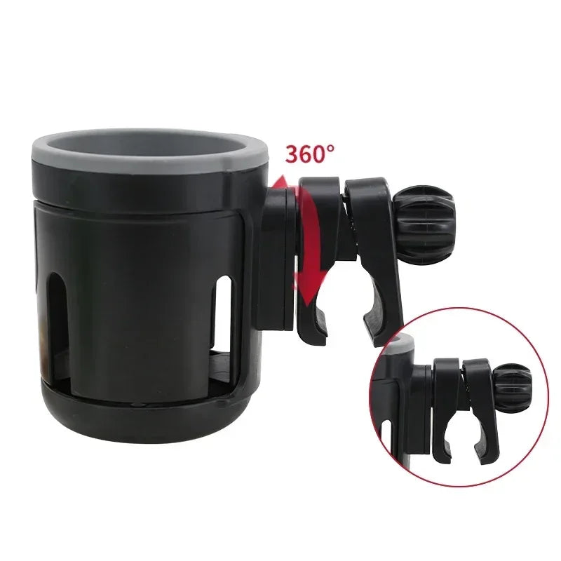 2 in1 Baby Stroller Accessories Double Cup Holder Children Tricycle Bicycle Cart Bottle Rack Milk Water Pushchair Carriage Buggy