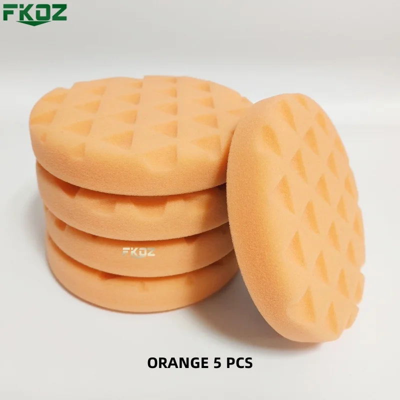 5/6 inch Triangle Car Polishing Pad Sponge Buffing Waxing Clean Polish Buffer Drill Wheel Polisher Removes Scratches Car Repair