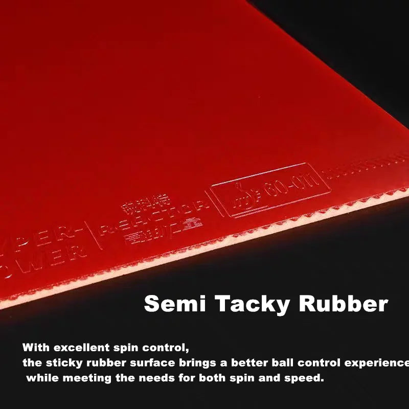RKT Hyper-Power Table Tennis Rubber Sheet 2.1mm Pre-boosted Sponge Ping Pong Rubber for Provincial Team, Spoken by Chenqi