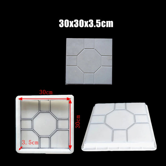 Insulation Board Cement Mold 30 * 30 * 3.5Cm Roof Roof Insulation Board Color Brick Foam Pavement Square Brick Plastic Mold Box