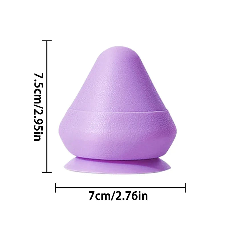 Adsorption Type Fascia Ball Massage Cone Plantar Lumbar Back Shoulder And Neck Whole Body Meridian Points Silicone Fascia Ball