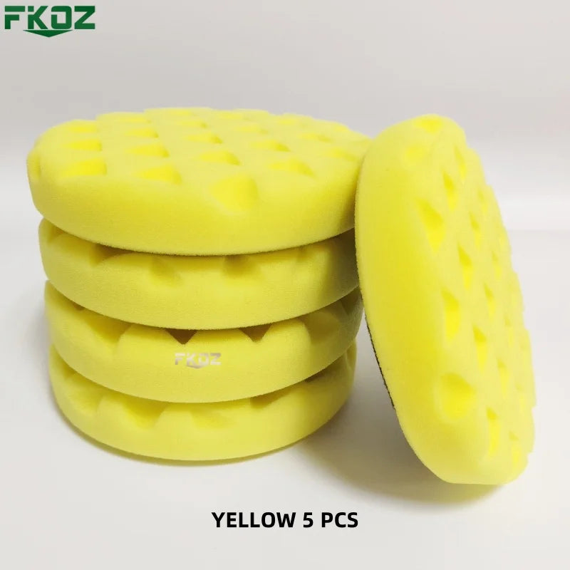 5/6 inch Triangle Car Polishing Pad Sponge Buffing Waxing Clean Polish Buffer Drill Wheel Polisher Removes Scratches Car Repair