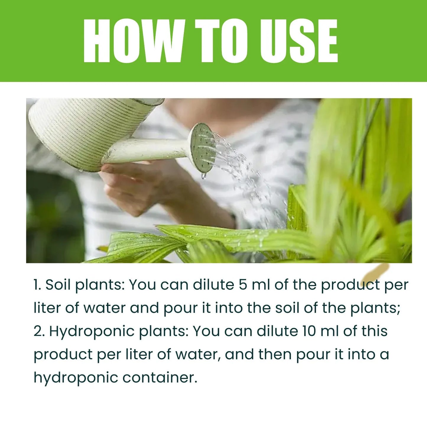 Plant Grow Solution Green Grass Fertilizer Flower Potted Supplement Plants Food Hydroponics Supplement Plants Nutrient Liquid