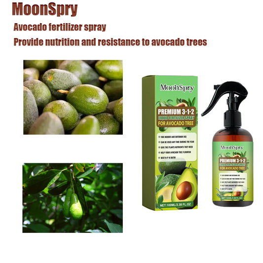 Avocado Tree Fertilizer Vital Health Food Nutrient Gardening Blend Fertilizer Leaf Growth Supplement Plant Liquid Organic Spray
