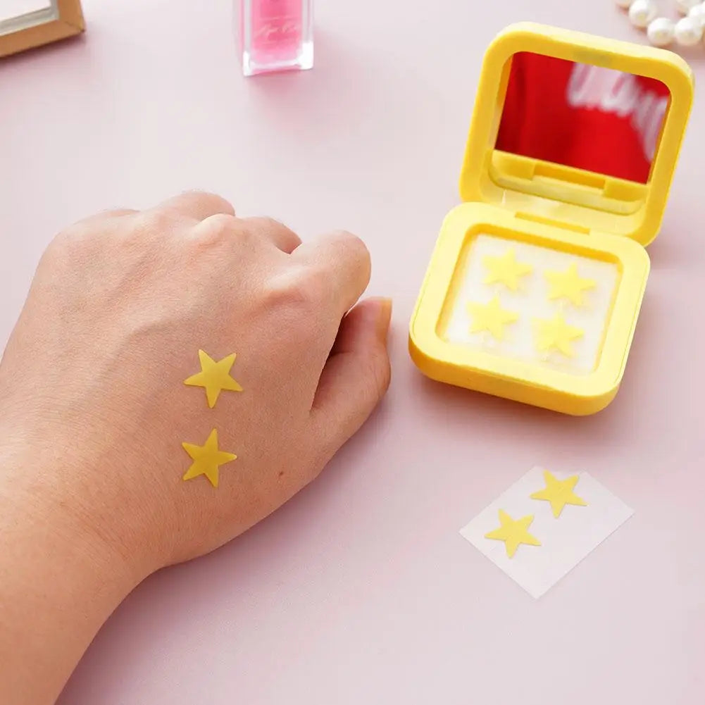 32 Patches Acne Pimple Patches Hydrocolloid Invisible Star Color Acne Patch Absorbing Spot Sticker For Inflamed Acne Skin Care