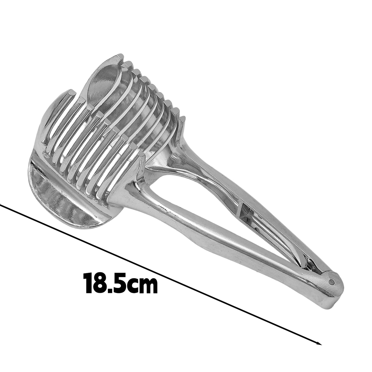 Lemon Slicer Multifunctional Hand Tomato Slicer Clip Aluminum Alloy Fruit Slicing Tool Manual Slicer Kitchen Cutting Accessories