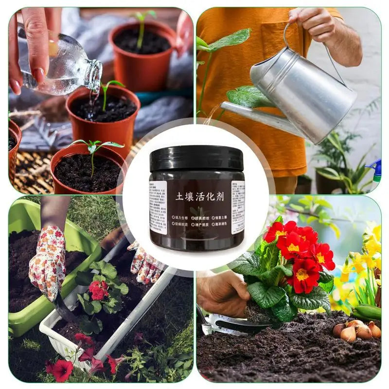 Soil Activation Treasure Mineral Source Potassium Fulvicate Improves Soil Regulates Acid-Alkaline Water-Soluble Growth Fertilize