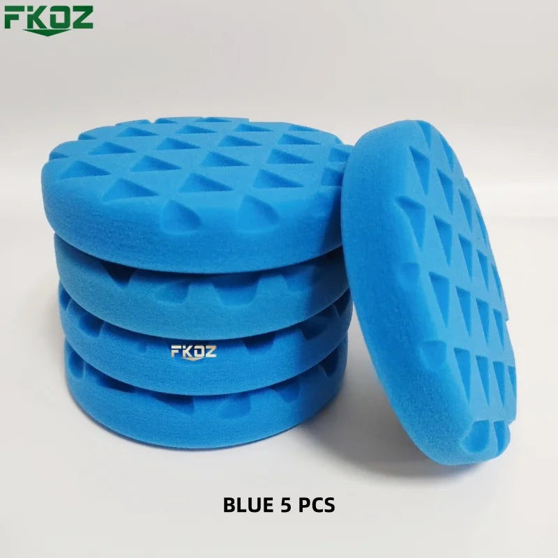 5/6 inch Triangle Car Polishing Pad Sponge Buffing Waxing Clean Polish Buffer Drill Wheel Polisher Removes Scratches Car Repair