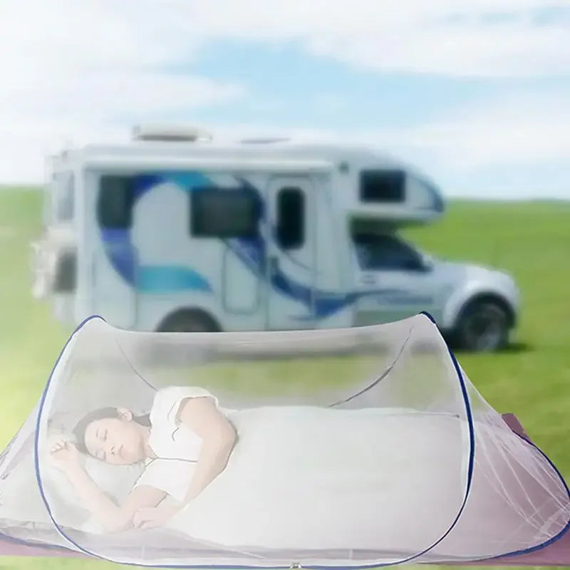 Outdoor Camping Mosquito Nets Family Picnics Travel Mosquito Net Foldable Portable and Installation Free Mosquito Nets Bed Tent