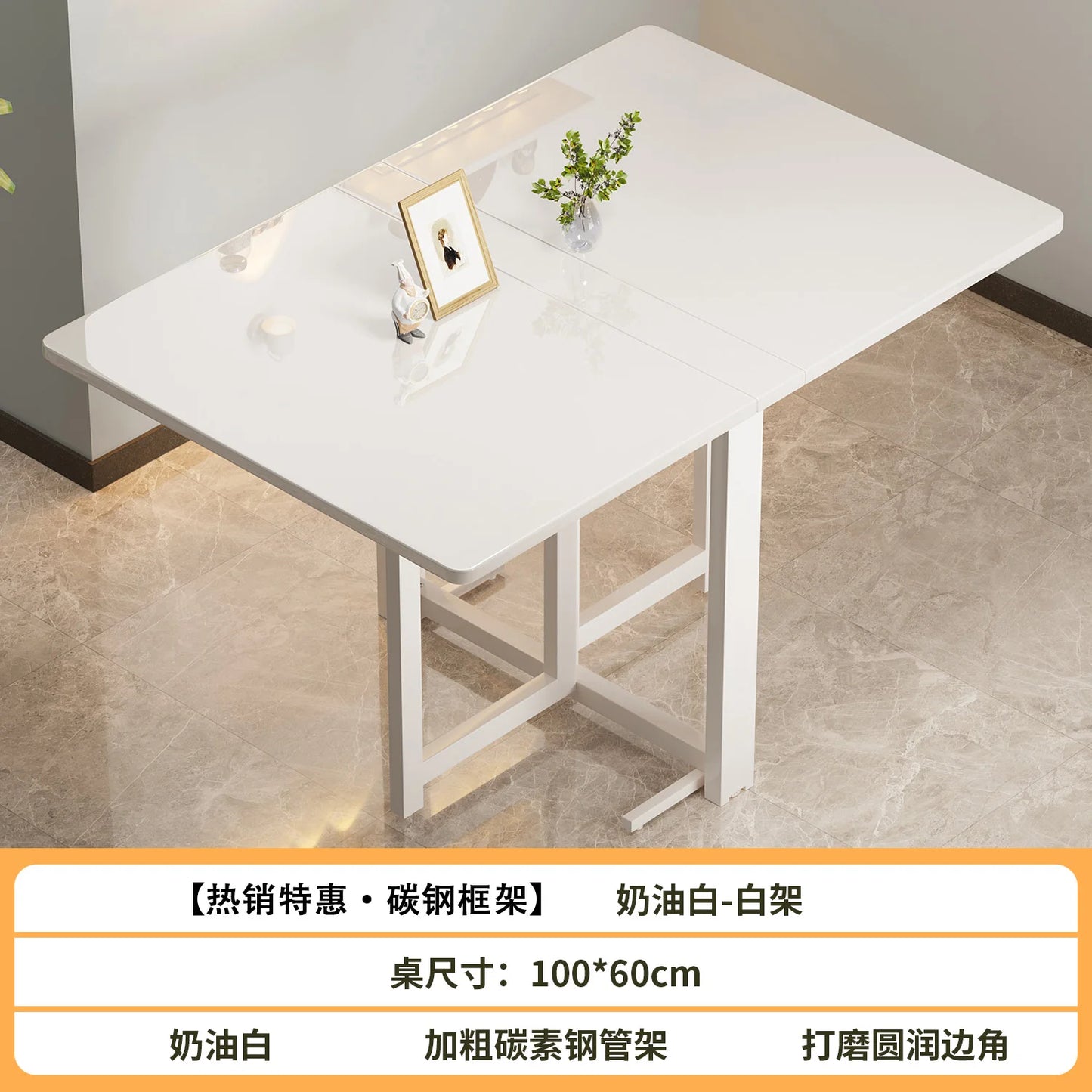 Mounted Wall Foldable Kitchen Space Compact Apartment Minimalist Folding Cafe Home Household Dining Table Saving Small Desk