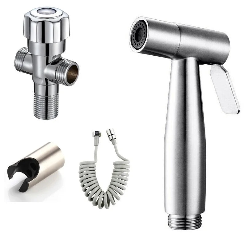 Toilet Bidet Faucet handheld shattaf sprayer anal wash bidet faucet bidet toilet seat for Bathroom 304 stainless steel