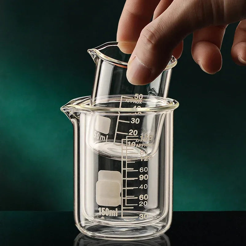 50-1000ml High Borosilicate Glass Measuring Cup Kitchen Tool Baking Measuring Cups Clear Scale Cup Laboratory Transparent Beaker