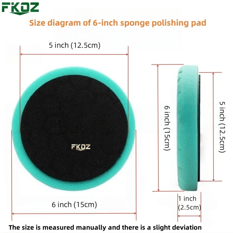 5/6 inch Triangle Car Polishing Pad Sponge Buffing Waxing Clean Polish Buffer Drill Wheel Polisher Removes Scratches Car Repair
