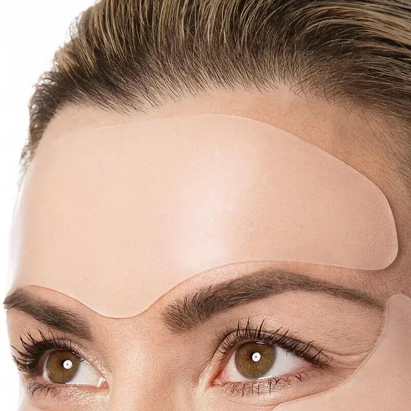 Silicone Forehead Stickers Reusable Anti Wrinkle Pad Facial Lifting Face Eyes Neck Pads Anti-aging Prevent Nasolabial Wrinkle
